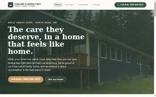Cascade Country Care Adult Family Home LLC website