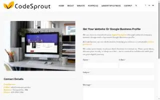 CodeSprout website
