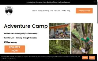 Compass Outdoor Adventures website