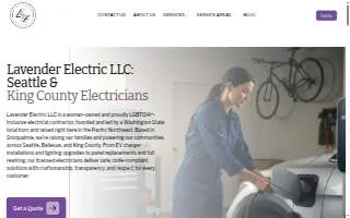 Lavender Electric LLC website