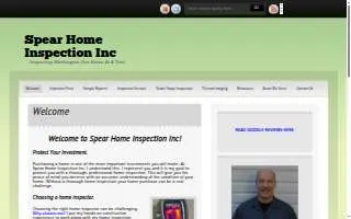 Spear Home Inspection Inc. website