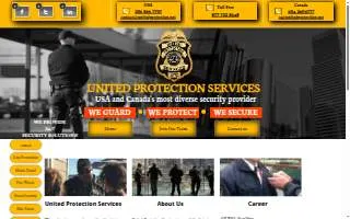 United Protection Services website