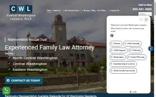 Central Washington Lawyers, PLLC of South Hill website