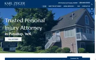 Karl Zeiger Law Office website