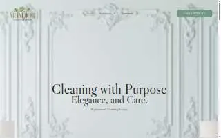 Mundior Cleaning Services website