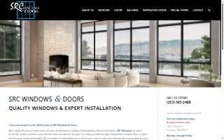 SRC Windows & Doors website