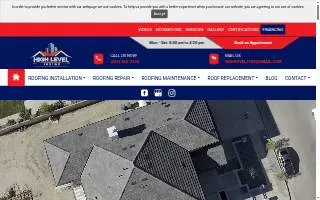 High Level Roofing of Spanaway website