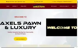 Axels Pawn Tools & Gold Exchange of Spokane website