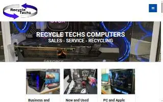 Recycle Techs Computer Sales and Service of Spokane website