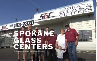 Spokane Glass Centers website