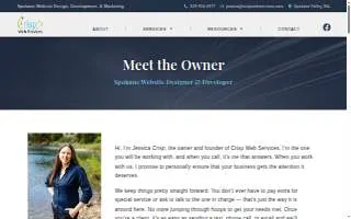 Crisp Web Services website