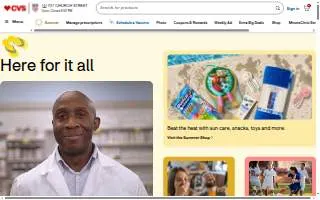 CVS Pharmacy of Spokane Valley website
