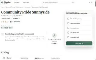 Community Pride Sunnyside website