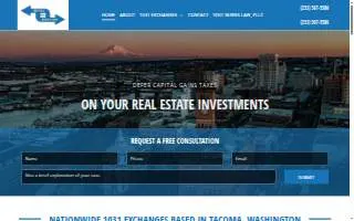 Burns 1031 Tax Deferred Exchange Services, LLC website