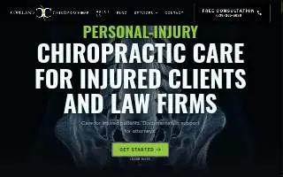 Copeland Chiropractic Clinic website