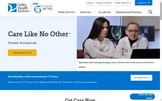 Valley View Care Center website