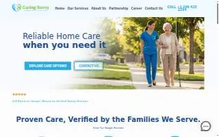 Caring Savvy website