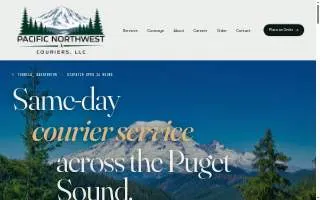 Pacific Northwest Couriers website