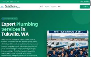 Tukwila Plumbers Solutions website