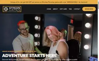 Cityscape Games: Tacoma Escape Room website