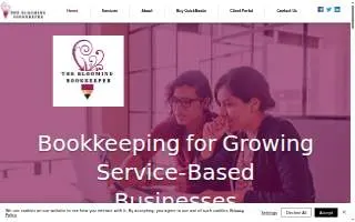 The Blooming Bookkeeper LLC website