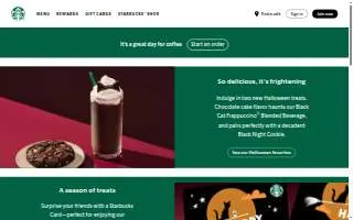 Starbucks Coffee Company of Union Hill-Novelty Hill website
