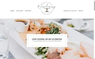 Wandering Table Catering of Union Hill-Novelty Hill website
