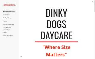 Dinky Dogs Daycare website