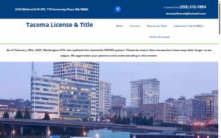 Tacoma License & Title