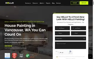 HELLO Painting of Vancouver website