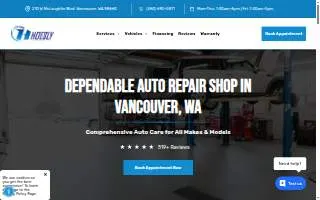 Hoesly Automotive website