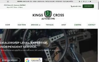 Kings Cross Automotive website