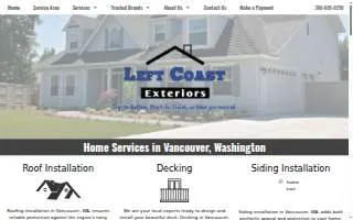 Left Coast Exteriors website