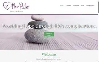 New Pulse Counseling PLLC website