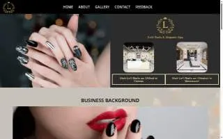 LeO Nails & Organic Spa of Vancouver website