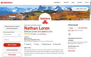 Nathan Loren - State Farm Insurance Agent website
