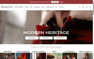 Pendleton website