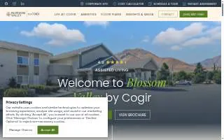 Blossom Valley by Cogir website