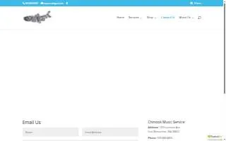 Chinook Music Services website