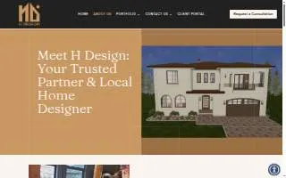H Design website