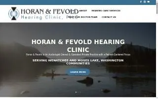 Horan & Fevold Hearing Clinic, PLLC of Moses Lake website