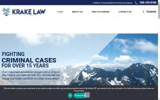 Krake Law website