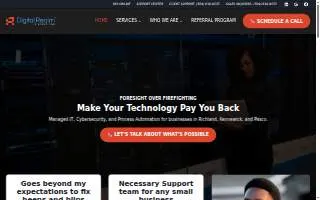 Digital Realm IT Solutions website
