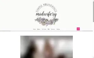 Simple Abundance Midwifery website