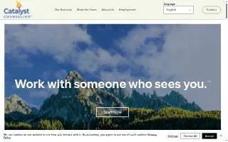 Catalyst Counseling PLLC website