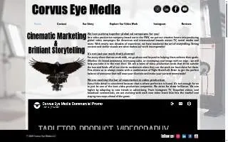 Corvus Eye Media: Video Marketing website
