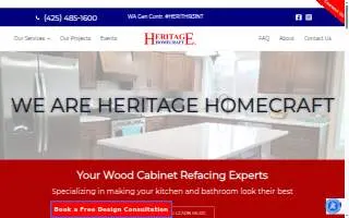Heritage Homecraft Inc. website
