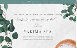 A La Mode Spa website