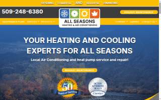 All Seasons Heating & Air Conditioning, Inc.