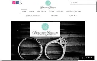 Bergeron Jewelers website